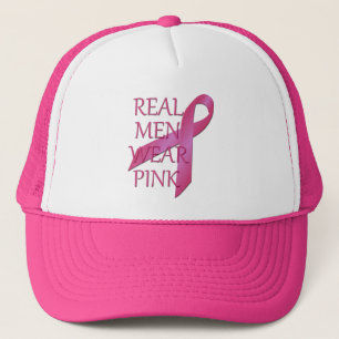 Camionero Los Hombres Reales Usan Gorra De Malla Rosa