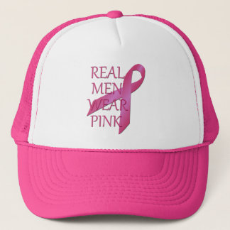 Camionero Los Hombres Reales Usan Gorra De Malla Rosa