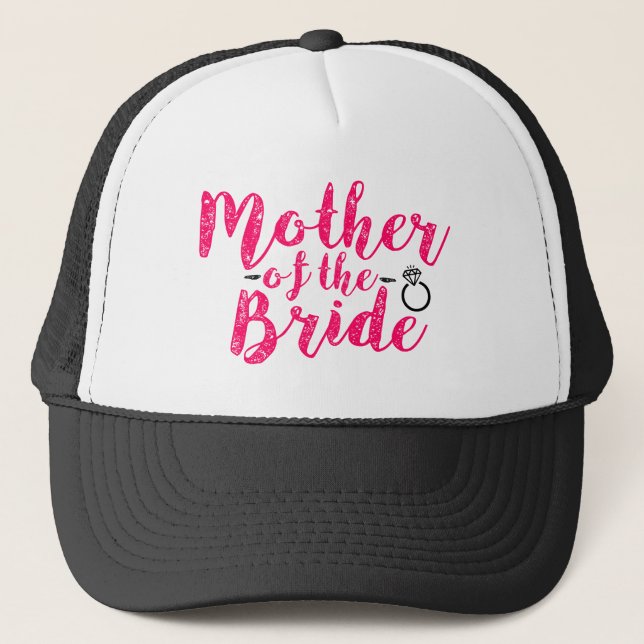 Camionero Madre del gorra de las mujeres de la novia (Anverso)