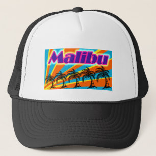 Camionero Malibu 5 Gorra de palmeras
