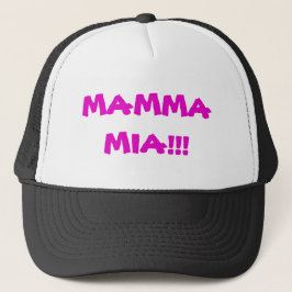 Camionero Mamma Mia!!! Gorra de béisbol