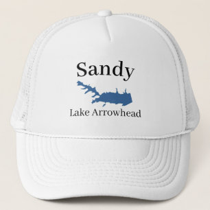 Camionero Mapa personalizado del Gorra clásico de Lake Arrow