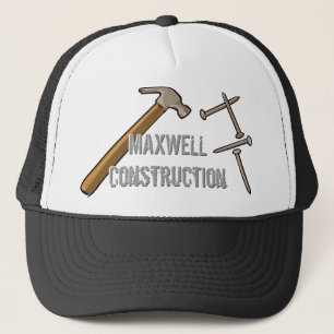 Camionero Martillo y gorra de los clavos