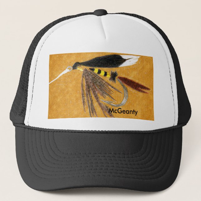Camionero "McGeanty", Gorra de Vuelo Clásico de Trucha (Anverso)