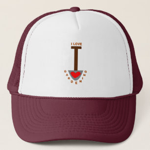 Camionero Me encanta el Gorra de jardinería