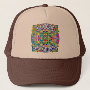 Camionero ME ENCANTA EL Gorra feliz de Los Ángeles