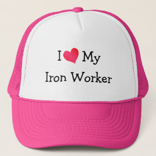 Camionero Me encanta mi gorra de trabajador de hierro