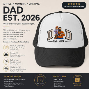 Camionero Mejor regalo para papá Gorra de béisbol personal