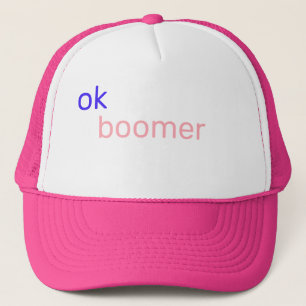 Camionero meme de gorra divertido de ok boomer