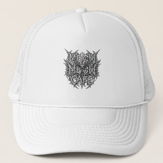 Camionero Meow Meow Cafe - Gorra de gato parodia de Death Me