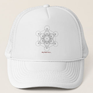 Camionero Merkaba, cubo de metatrones, gorra de tetraedro es