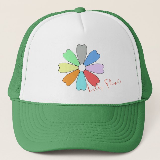 Camionero Mi Gorra de la Flor Lucky / Cap (Anverso)