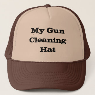 Camionero Mi gorra de la limpieza del arma