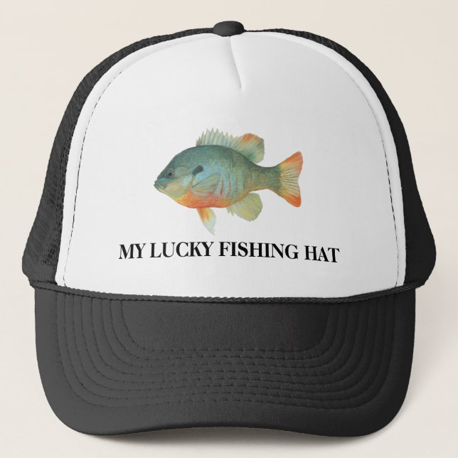 Camionero Mi Gorra de la pesca afortunada (Anverso)