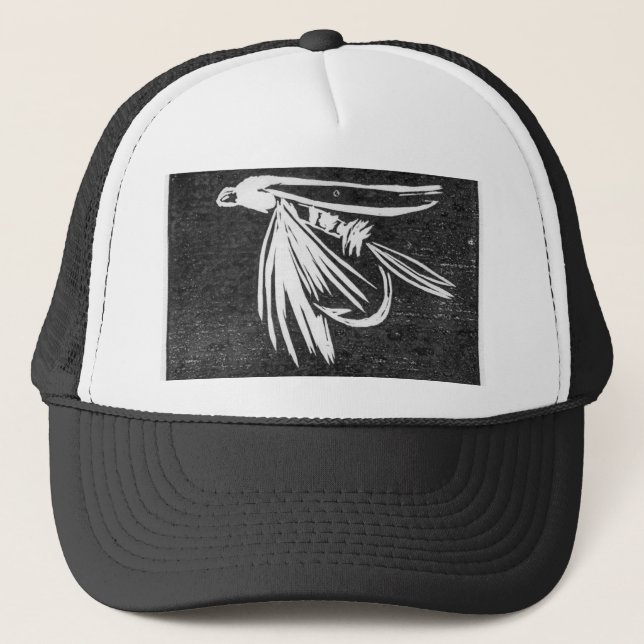 Camionero "Midge", el Gorra de la mosca de trucha clásica (Anverso)