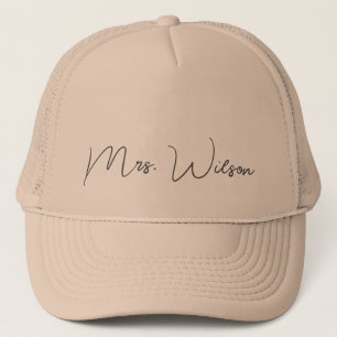 Camionero Moda Sr. o Sra. apellido bordado gorra de béisbol