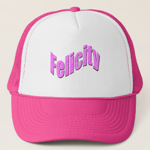 Camionero Mosaico rosa nombre Felicidad, Gorra de camioneros