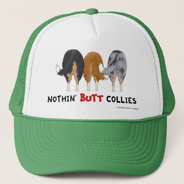 Camionero Nada empalma el gorra de los collies (Anverso)
