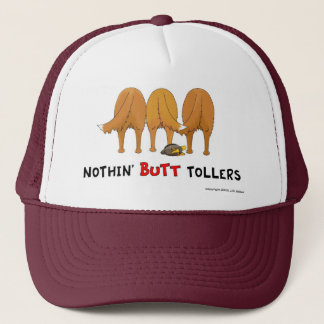 Camionero Nada empalma el gorra de los Tollers