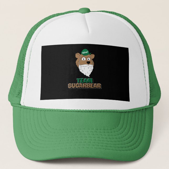 Camionero Negro del gorra de SugarBear (Anverso)