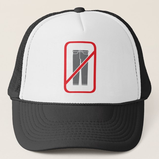 Camionero Ningún gorra de los pantalones (Anverso)