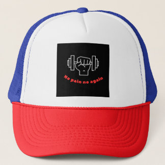 Camionero No Pain No Gain – Gorra Motivacional de Fitness