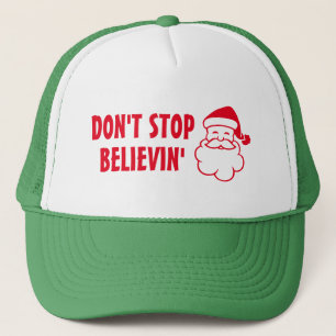 Camionero No pare el gorra del navidad de Papá Noel del