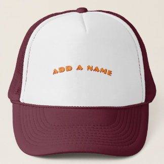 Camionero Nombre de firma personalizada Malla Gorra Marrón A