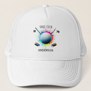 Camionero Nombre de palo de golf personalizado Gorra clásica