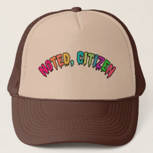 Camionero Notado Gorra Ciudadano - Declaración de parodia in
