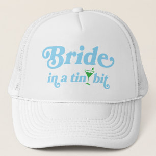 Camionero Novia en un sombrerito Gorra Martini de soltera