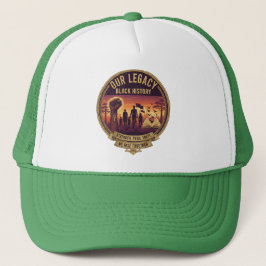 Camionero Nuestra Gorra Camionera Verde de Historia Negra Le