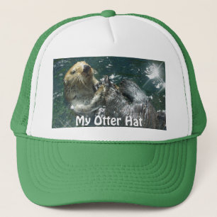 Camionero Nutria de mar flotante "mi gorra de la nutria!"