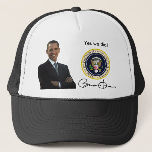 Camionero Obama hicimos sí - gorra de béisbol
