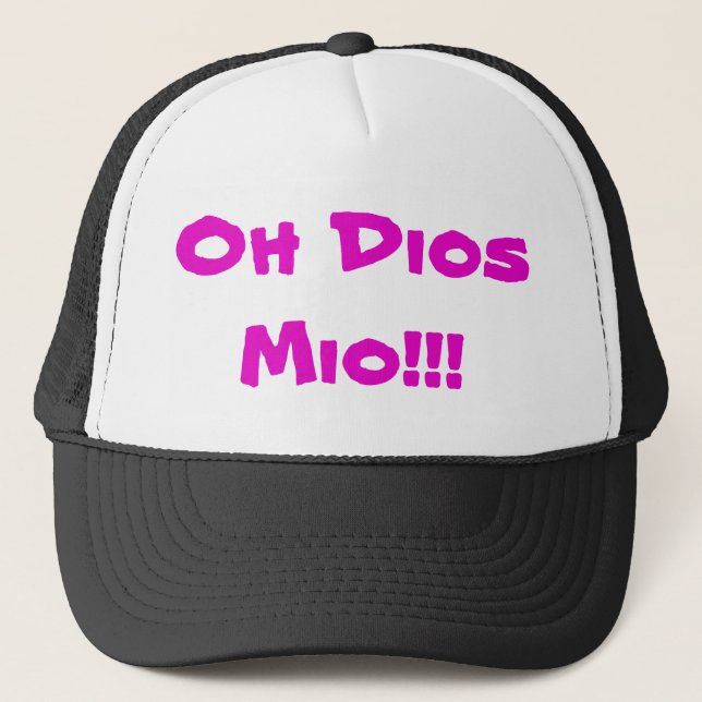 Camionero ¡Oh Dios Mio! Gorra de béisbol (Anverso)