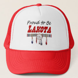 Camionero Orgulloso ser gorra de Lakota