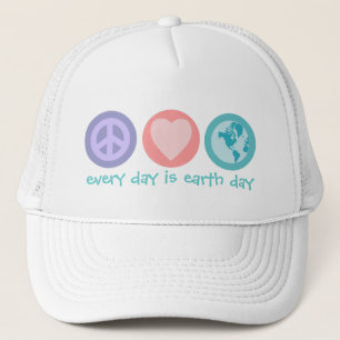 Camionero Paz, amor y gorra de la tierra (Día de la Tierra)