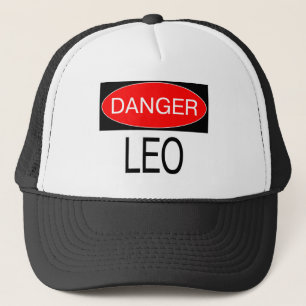 Camionero Peligro - delantal divertido de la taza del gorra