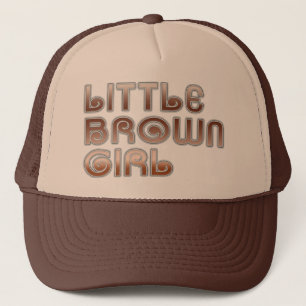 Camionero Pequeño gorra del chica de Brown