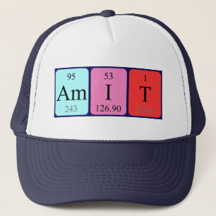 Camionero Permitir gorra de nombre de tabla periódica