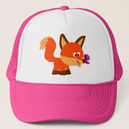 Camionero Personalizado Cutto Fox Y Gorra De Mariposa