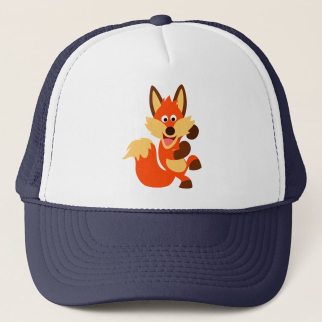Camionero Personalizado de baile lindo Gorra Fox (Anverso)