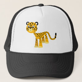 Camionero Personalizado de Cute Happy Cheetah Gorra