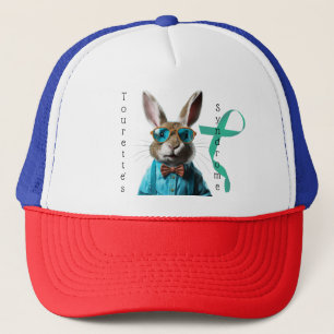Camionero Personalizado de Gorra de Conejo de Tourette