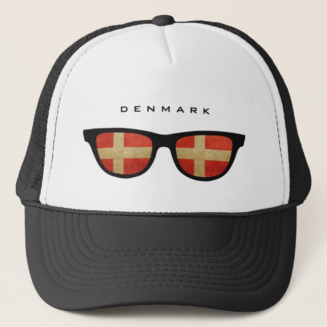 Camionero Personalizado gorra de Dinamarca (Anverso)