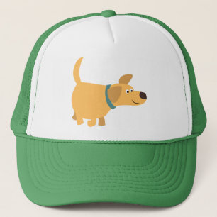 Camionero Personalizado lindo Gorra de labrador amarillo