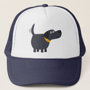 Camionero Personalizado lindo Gorra de Labrador negro