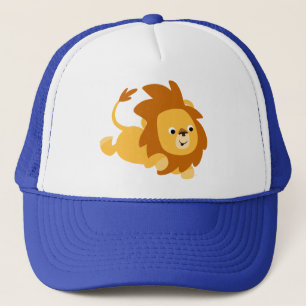 Camionero Personalizado lindo Gorra de león Gamboling
