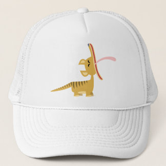 Camionero Personalizado lindo Yawning Gorra de tilacino
