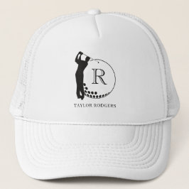 Camionero Personalizado Monograma Gorra de Swing Golf